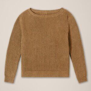 Organic Luxe Knit Boatneck Sweater